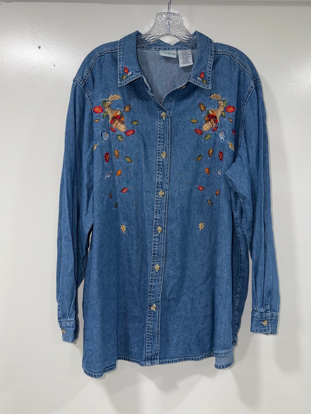 Bobbie Brooks Fall Denim Button up